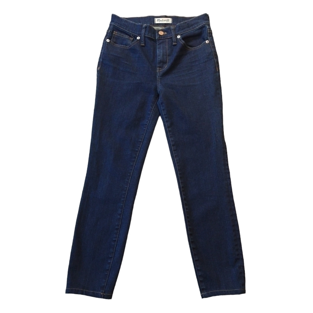 Madewell High Riser Skinny Jeans Dark Davis Wash Classic B7131